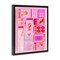 Stupell Industries Feminine Glam Matches Floating Frame, design by Lil' Rue
